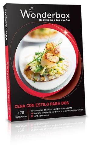 CENA CON ESTILO PARA DOS (WONDERBOX 2016) | 3760228441739 | WONDERBOX | Llibreria La Gralla | Llibreria online de Granollers