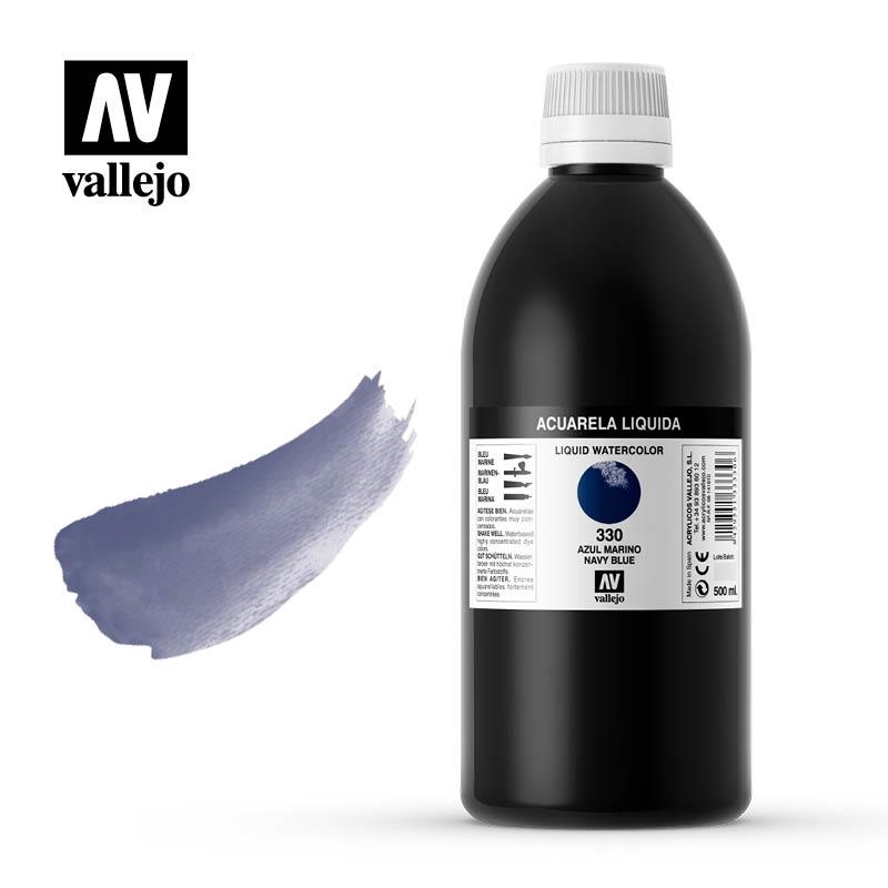 AQUAREL. LÍQUIDA VALLEJO 500ML 330-BLAU MARI | VAL500330 | VAL330 | Llibreria La Gralla | Llibreria online de Granollers