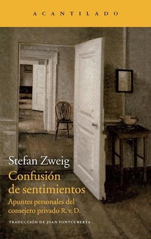 CONFUSIÓN DE SENTIMIENTOS | 9788415689973 | ZWEIG, STEFAN | Llibreria La Gralla | Llibreria online de Granollers