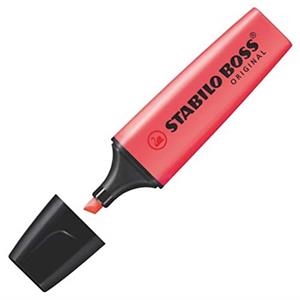 MARCADOR STABILO BOSS VERMELL | STB70/40 | 70/40 | Llibreria La Gralla | Librería online de Granollers