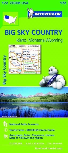 MAPA ZOOM USA 172 BIG SKY COUNTRY. IDAHO MANTANA WYOMING | 9782067190801 | VARIOS AUTORES | Llibreria La Gralla | Llibreria online de Granollers