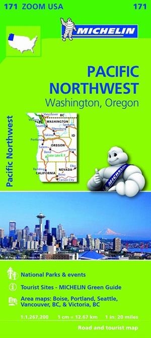 PACIFIC NORTHWEST.WASHINGTON,OREGON (MAPA 171 ZOOM USA) | 9782067190764 | Llibreria La Gralla | Librería online de Granollers
