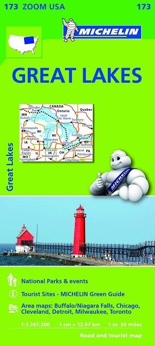 GREAT LAKES (MAPA 173 ZOOM USA) | 9782067190849 | Llibreria La Gralla | Llibreria online de Granollers