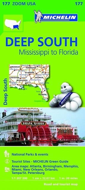 DEEP SOUTH.MISSISSIPPI TO FLORIDA (MAPA 177 ZOOM USA) | 9782067190559 | Llibreria La Gralla | Librería online de Granollers