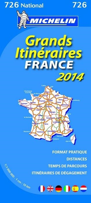 GRANDES ITINERARIOS FRANCIA 2014 (726 NATIONAL) | 9782067191358 | Llibreria La Gralla | Llibreria online de Granollers