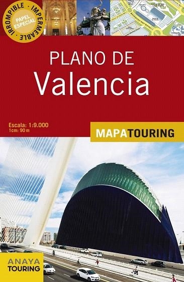 PLANO DE VALENCIA | 9788499356204 | ANAYA TOURING | Llibreria La Gralla | Librería online de Granollers