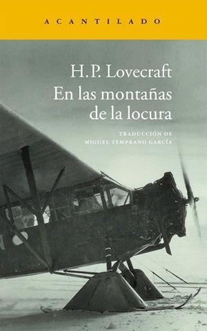 EN LAS MONTAÑAS DE LA LOCURA | 9788416011001 | LOVECRAFT, HOWARD PHILLIPS | Llibreria La Gralla | Librería online de Granollers
