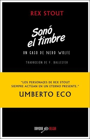 SONO EL TIMBRE | 9788492840823 | STOUT, REX | Llibreria La Gralla | Librería online de Granollers