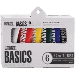SET ACRILIC LIQUITEX 6 TUBS BASICS | 094376922875 | LIQ101501 | Llibreria La Gralla | Llibreria online de Granollers