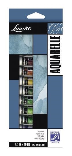 SET AQUAREL·LA LEFRANC&BOURGEOIS 12 TUBS LOUVRE | 3013648069121 | LEF806912 | Llibreria La Gralla | Librería online de Granollers