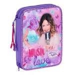 PLUMIER VIOLETTA LOVE DUES CREMALLERES LILA 2014 | 8412688189076 | NOG411447056 | Llibreria La Gralla | Llibreria online de Granollers