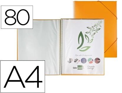 CARPETA 80 FUNDES LIDERPAPEL A4 TARONJA | 8423473544352 | LID54435 | Llibreria La Gralla | Librería online de Granollers