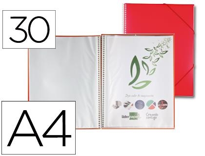 CARPETA 30 FUNDES LIDERPAPEL A4 VERMELLA | 8423473538146 | LID53814 | Llibreria La Gralla | Llibreria online de Granollers