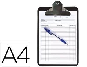 PLACA PINÇA POLIPROPILE NEGRE A4 | 5705831033009 | Llibreria La Gralla | Llibreria online de Granollers