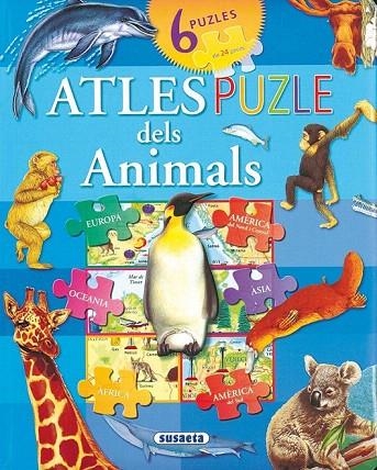ATLES PUZLE DELS ANIMALS | 9788467733754 | SUSAETA, EQUIP | Llibreria La Gralla | Librería online de Granollers