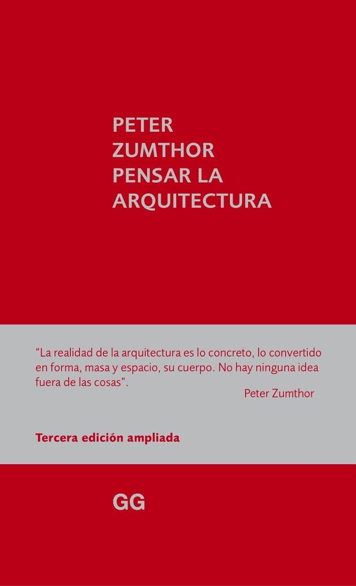 PENSAR LA ARQUITECTURA | 9788425227301 | ZUMTHOR, PETER | Llibreria La Gralla | Librería online de Granollers