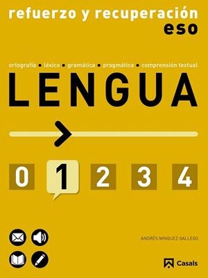 C. REFUERZO Y RECUPERACIÓN DE LENGUA 1 ESO | 9788421854853 | MINGUEZ GALLEGO, ANDRES | Llibreria La Gralla | Llibreria online de Granollers