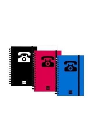 LLIBRETA TELEFONS FINOCAM 10X15 NEGRE | 8422952087717 | Llibreria La Gralla | Llibreria online de Granollers