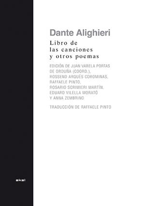 LIBRO DE LAS CANCIONES Y OTROS POEMAS | 9788446039518 | ALIGHIERI, DANTE | Llibreria La Gralla | Llibreria online de Granollers