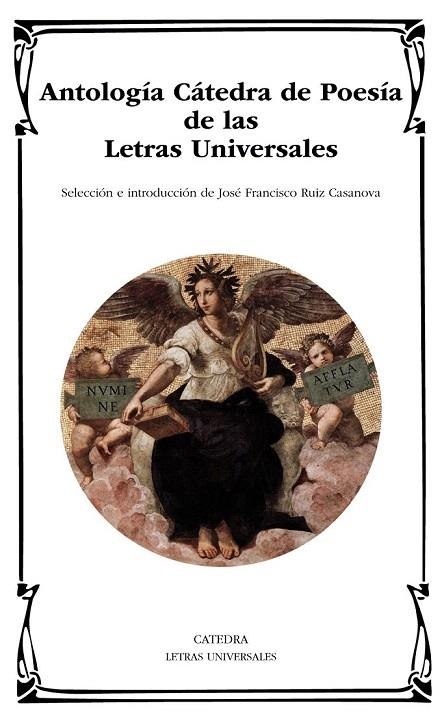 ANTOLOGÍA CÁTEDRA DE POESÍA DE LAS LETRAS UNIVERSALES | 9788437632964 | VARIOS AUTORES | Llibreria La Gralla | Librería online de Granollers