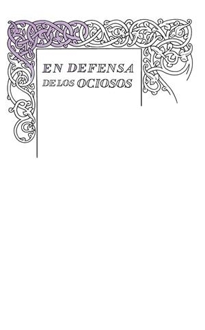 EN DEFENSA DE LOS OCIOSOS | 9788430616541 | STEVENSON, ROBERT LOUIS | Llibreria La Gralla | Llibreria online de Granollers