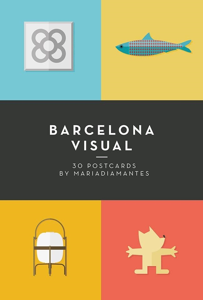BARCELONA VISUAL 30 POSTCARDS | 9788415888871 | MARIADIAMANTES | Llibreria La Gralla | Librería online de Granollers