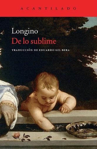 DE LO SUBLIME | 9788416011148 | LONGINO | Llibreria La Gralla | Librería online de Granollers