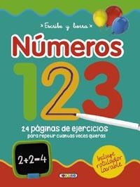 ESCRIBE Y BORRA NÚMEROS 123 | 9788490370148 | TODOLIBRO, EQUIPO | Llibreria La Gralla | Librería online de Granollers