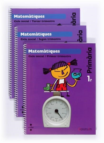 MATEMATIQUES 1R. PRIMARIA CONSTRUIM | 9788466134347 | EQUIP EDITORIAL CRUÏLLA, | Llibreria La Gralla | Llibreria online de Granollers