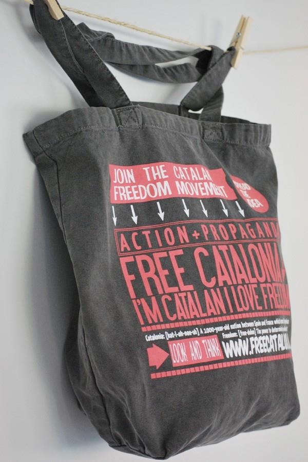 BOSSA FREE CATALONIA GRIS FOSC | LG1655 | FREECATALONIA.ORG | Llibreria La Gralla | Llibreria online de Granollers