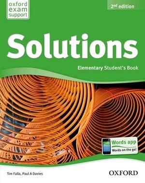 SOLUTIONS  ELEMENTARY STUDENT'S BOOK | 9780194552783 | VARIOS AUTORES | Llibreria La Gralla | Librería online de Granollers