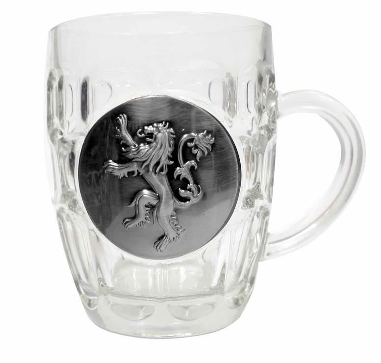 GERRA DE VIDRE ESCUT METÀL·LIC LANNISTER GAME OF THRONES | 8436546891673 | Llibreria La Gralla | Librería online de Granollers
