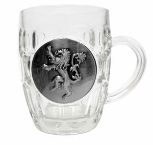 GERRA DE VIDRE ESCUT METÀL·LIC LANNISTER GAME OF THRONES | 8436546891673 | Llibreria La Gralla | Librería online de Granollers