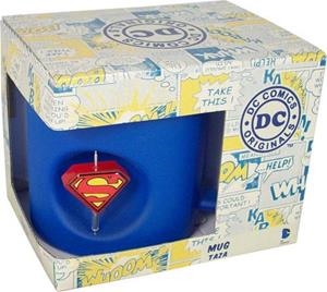 TASSA DE VIDRE DC COMICS LOGO SUPERMAN GIRATORI | 8436535275538 | SD TOYS | Llibreria La Gralla | Librería online de Granollers