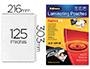 FUNDA PLASTIFICADORA FELLOWES A4 25 UN 125 MICRES GLOSS | 077511539633 | Llibreria La Gralla | Llibreria online de Granollers