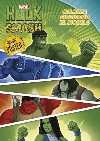HULK. COLOREA SIGUIENDO EL MODELO | 9788415343684 | Llibreria La Gralla | Llibreria online de Granollers