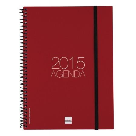 ***AGENDA 2016 FINOCAM OPAQUE SV ESPIRAL NEGRA/BLAVA/BURDEUS | 8422952107781 | FIN742827415 | Llibreria La Gralla | Llibreria online de Granollers