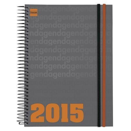 ***AGENDA 2015 FINOCAM YEAR A4 SV ESPIRAL NEGRA | 8422952110453 | FIN741156015 | Llibreria La Gralla | Librería online de Granollers