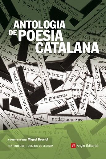 ANTOLOGIA DE POESIA CATALANA | 9788416139149 | Llibreria La Gralla | Librería online de Granollers