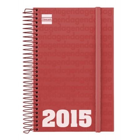 ***AGENDA 2015 FINOCAM ESPIRAL 94X171 E9 DP VERMELLA/BLANCA/BLAVA | 8422952110347 | FIN742013015 | Llibreria La Gralla | Llibreria online de Granollers
