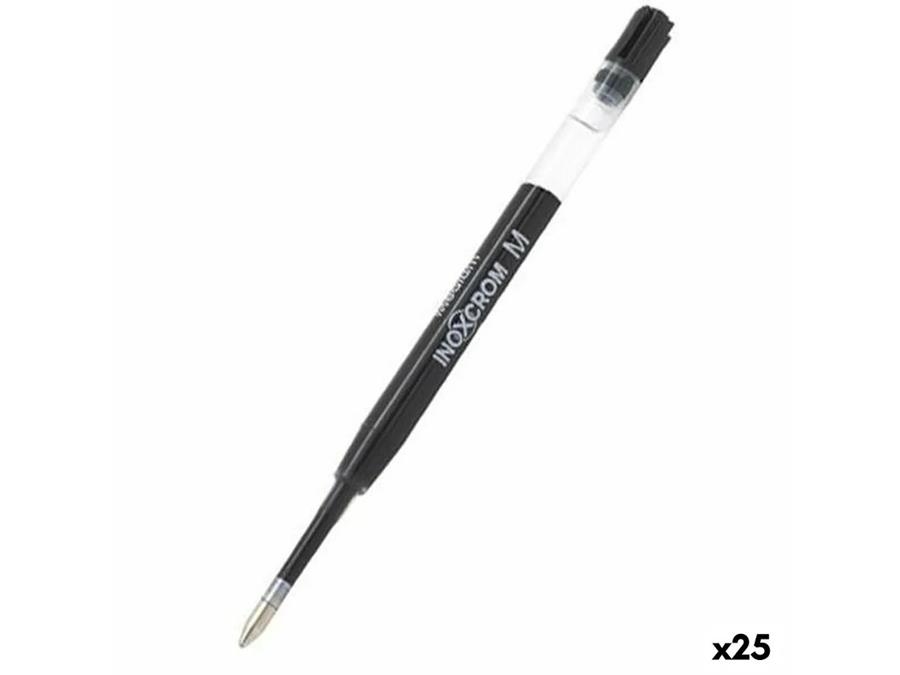 RECANVI BOLIGRAF INOXCROM M TRANSPARENT ENVASAT NEGRE | 8436548542214 | INO41502004 | Llibreria La Gralla | Librería online de Granollers