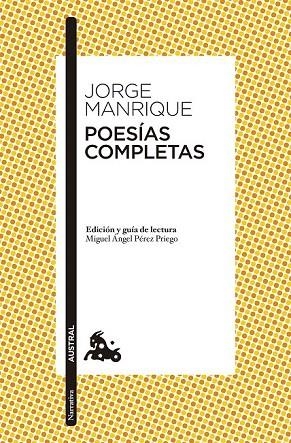 POESÍAS COMPLETAS DE JORGE MANRIQUE (BOLSILLO) | 9788467042160 | MANRIQUE, JORGE | Llibreria La Gralla | Llibreria online de Granollers