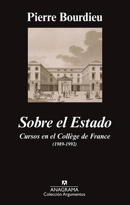 SOBRE EL ESTADO | 9788433963697 | BOURDIEU, PIERRE | Llibreria La Gralla | Librería online de Granollers