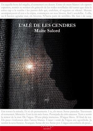 ALÈ DE LES CENDRES, L' | 9788461709946 | SALORD RIPOLL, MAITE | Llibreria La Gralla | Librería online de Granollers