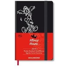 AGENDA 2015  MOLESKINE MICKEY MOUSE NEGRA 9X14CM SV | 9788867323142 | Llibreria La Gralla | Librería online de Granollers