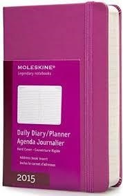 AGENDA 2015  MOLESKINE MAGENTA 9X14CM DP | 9788867322657 | Llibreria La Gralla | Librería online de Granollers