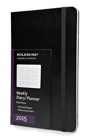 AGENDA 2015  MOLESKINE NEGRA 13X21CM SV | 9788867322381 | Llibreria La Gralla | Librería online de Granollers