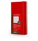 AGENDA 2015  MOLESKINE VERMELLA 8X15CM SV PANORAMICA | 9788867323043 | Llibreria La Gralla | Librería online de Granollers