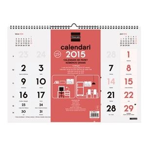 ***CALENDARI 2015 FINOCAM NUMEROS GRANS GRAN | 8422952107408 | FIN780040015 | Llibreria La Gralla | Librería online de Granollers