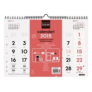 ***CALENDARI 2015 FINOCAM NUMEROS GRANS MITJA | 8422952107385 | FIN780030015 | Llibreria La Gralla | Llibreria online de Granollers